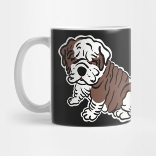 Melting Dog, English Bulldog Puppy Fat Rolls Mug